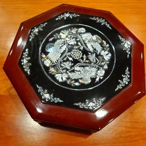 Japanese style serving piece or  Tabletop candy dish 5 separate sections